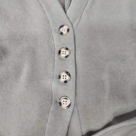 Tularosa Belted Cardigan in Olive Green XXS - Picture 6 of 12